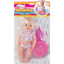 Boneca Mandinha FAZ Xixi 22CM. - GNA