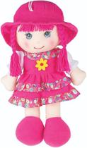 Boneca Maria Chiquinha Pano Bebê Criança Naninha Macia