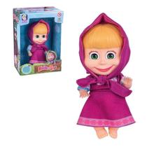 Boneca Masha 18cm em Vinil Brinquedo Masha e o Urso Cotiplás Boneca Masha 18cm em Vinil Brinquedo Masha e o Urso Cotiplás