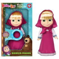 Boneca Masha 35 Cm Marsha E O Urso Brinquedo Estrela