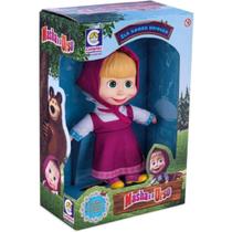 Boneca Masha e Urso 23cm Corpinho de Pano Cotiplás Boneca Masha e Urso 23cm Corpinho de Pano Cotiplás