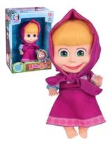 Boneca Masha Em Vinil Da Masha E O Urso 18 Cm - Cotiplás