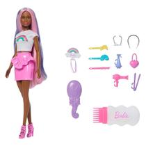 Boneca mattel barbie rainbow sparkle hair doll jjp08