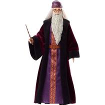 Boneca Mattel Harry Potter Albus Dumbledore com roupa e varinha Boneca Mattel Harry Potter Albus Dumbledore com roupa e varinha
