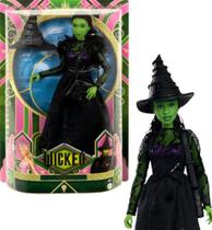 Boneca Mattel Wicked Elphaba Verde + Acessórios Articulados