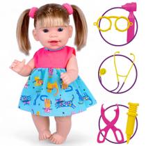 Boneca Medica 31cm Com Acessorios Doutora Malu Articulada - Boneca C/ 5 ACessorios Boneca Medica 31cm Com Acessorios Doutora Malu Articulada - Boneca C/ 5 ACessorios