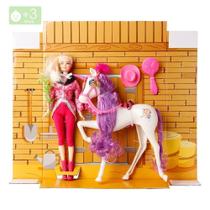 Boneca Mel com Cavalo - brink+ Boneca Mel com Cavalo - brink+
