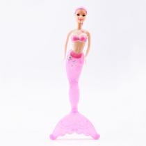 Boneca mel sereia + filha rosa brink