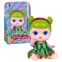Boneca Melancia Coleção Frutinhas Bebês Com Cheiro De Fruta Coloridos Brinquedo Para Crianças - Cotiplás