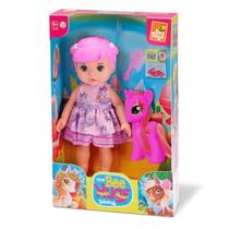 Boneca Menina Bee Hugs Unicórnio 32 Cm - Bee Toys Boneca Menina Bee Hugs Unicórnio 32 Cm - Bee Toys