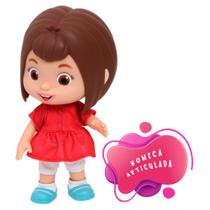 Boneca Menina Mônica Vinil Turma Da Mônica Com Cheirinho