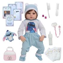 Boneca Menina Roupa Stitch com Pelúcia Kit + Acessórios Boneca Menina Roupa Stitch com Pelúcia Kit + Acessórios