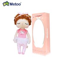 Boneca Metoo Angela Encaracolados 34 Cm + Sacola Metoo - Original