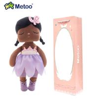 Boneca Metoo Angela Floral 33 Cm + Sacola Metoo - Original