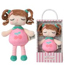 Boneca Metoo Angela Fruta 20cm Pelúcia na Caixa Colecionável