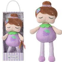 Boneca Metoo Angela Frutas 33cm Pelúcia com Caixa Delicadas