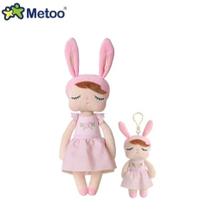 Boneca Metoo Angela Pastoral 34 Cm + Mini 14 Cm - Original