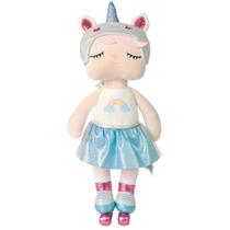 Boneca Metoo Angela Patinadora Unicórnio 33cm Colorida Boneca Metoo Angela Patinadora Unicórnio 33cm Colorida