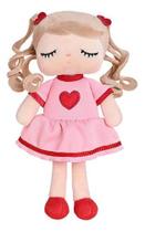 Boneca Metoo Angela Tica 33 Cm Cacheada Rosa Boneca Metoo Angela Tica 33 Cm Cacheada Rosa