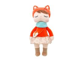 Boneca Metoo Coleção Floresta Raposa 33cm Cor Laranja