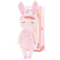 Boneca Metoo Doll Original Angela Clássica Rosa 35 cm com Sacola