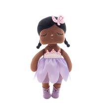 Boneca Metoo Doll Original Angela Fada Borboleta Roxa 35 cm