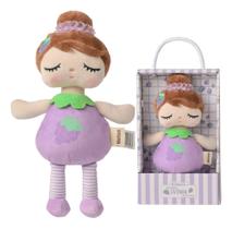 Boneca Metoo Mini Angela Frutas + Caixa Metoo 20 Cm - Original