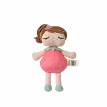 Boneca Metoo Mini Angela Frutas com Caixa 20cm Pelúcia Antialérgica