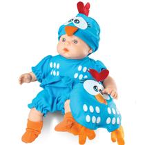 Boneca meu bebê galinha pintadinha mini baby - roma 5604