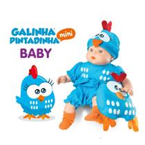 Boneca Meu Bebê Galinha Pintadinha Mini Baby Roma Brinquedos