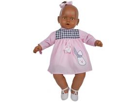 Boneca Meu Bebê Grande Negra Coleção Bebezinho Estrela