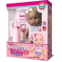 Boneca meu beijinho baby negra - SID-NYL