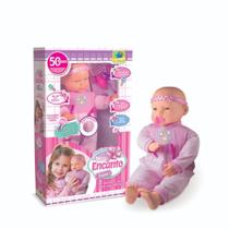 Boneca Meu Encanto Fala 50 Frases 52Cm Presente Menina - Alligra