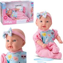 Boneca Mila Faz Xixi Com Acessorios Na Caixa