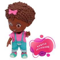 Boneca Milena Vinil Articulada 30cm Com Cheirinho Fofinha