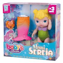 Boneca Minha Sereia Babys Collection - Todas Cores - Super Toys