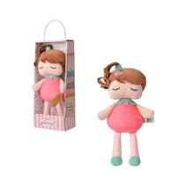 Boneca Mini Angela Frutas Moranguinho c/ Caixa 20cm - MeToo