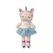 Boneca mini angela unicornio patinadora 20cm - metoo