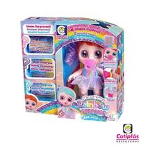 Boneca Mini Baby Rainbow Surprise F Xixi