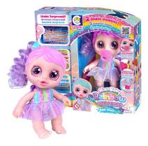 Boneca Mini Baby Rainbow Surprise - Faz Xixi Com Mechas Boneca Mini Baby Rainbow Surprise - Faz Xixi Com Mechas