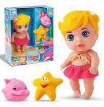 Boneca Mini Bee Hugs Praia - Bee Toys