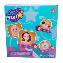 Boneca Mini Busto Camarim Make Up Star Loira BR1503 - Multikids