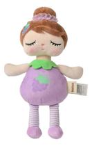 Boneca mini com caixa angela frutas uvinha 20cm metoo