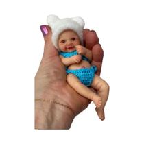 Boneca Mini De Silicone Lavável De 6 Polegadas Menino Menina Toque Macio Feita À Mão Pintura De Pele