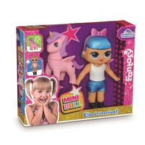 Boneca Mini Doll Fantasy com Unicórnio