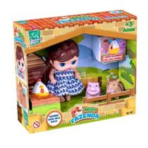 Boneca Mini Fazendinha C/ Bichinhos -