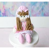 Boneca mini infantil - luiza / vestido.