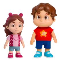 Boneca Mini Maria Clara 13cm + Boneco JP 28cm Maria Clara e JP Youtubers Infantil Novabrink