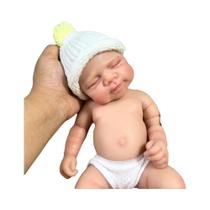 Boneca Mini Reborn De Silicone De 13 Polegadas Menina Brinquedo Adorável Presente De Aniversário