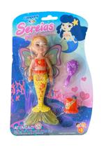 Boneca Mini Sereia Pocket Brinquedo Infantil Sortida- 2un